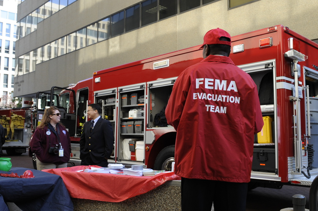 FEMA evacuation team in Washington D.C. in 2008.